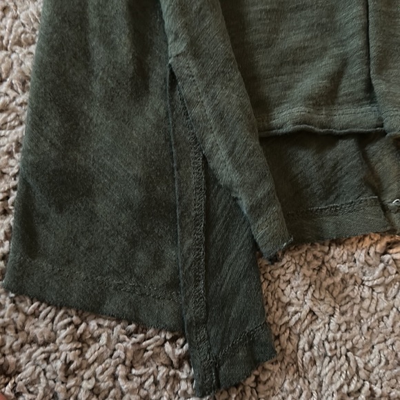 Custom embroidered ASIAN CAT in the meadow shark bite tank tunic top green XS - Picture 6 of 8